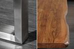 Massief houten eettafel MAMMUT NATURE 160cm acacia, Ophalen of Verzenden, Nieuw
