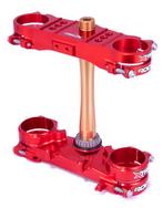 X-Trig Rocs Tech kroonplaten met offset 22mm rood Honda CRF, Motoren, Verzenden, Nieuw