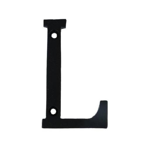 Letter L Klein IJzer Zwart 75 mm, Huis en Inrichting, Woonaccessoires | Overige, Nieuw, Ophalen of Verzenden