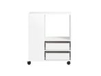 SoBuy Printertafel - FBT129-W - Onderstel met 2 Laden - 60 x, Verzenden, Nieuw