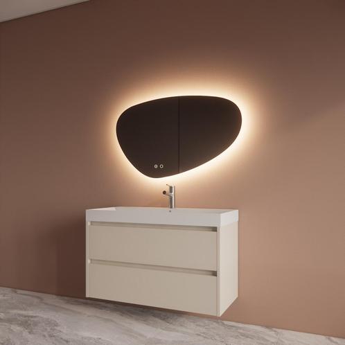 Badmeubelset BWS Riga Met Lako Wastafel Wit 100 cm Kasjmier, Doe-het-zelf en Verbouw, Sanitair, Bad, Nieuw, Ophalen of Verzenden