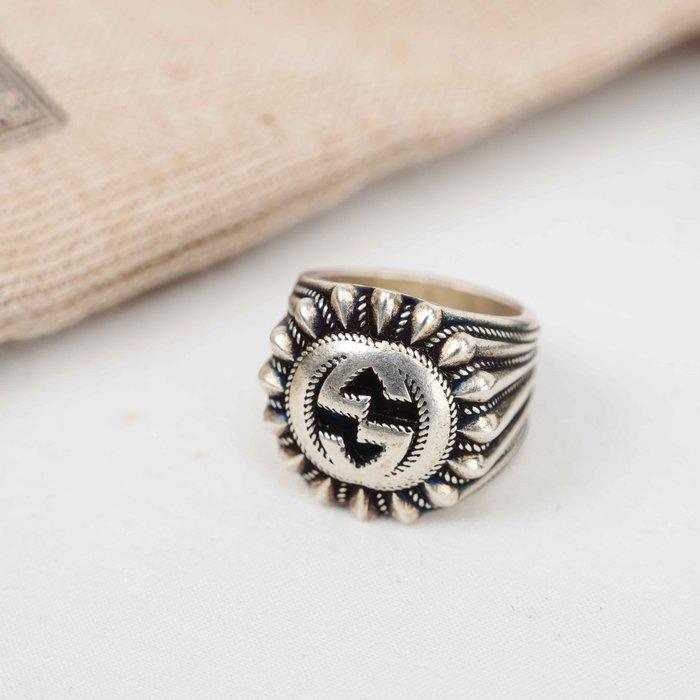 Gucci - Ring - Gucci Sterling Silver Ring – Bold Double G, Sieraden, Tassen en Uiterlijk, Ringen