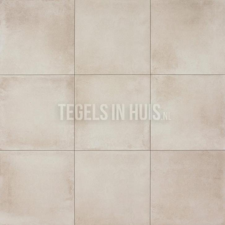 Vloertegel / wandtegel lecco creme 100x100 gerectificeerd, Doe-het-zelf en Verbouw, Tegels, Vloertegels, Nieuw, 10 m² of meer