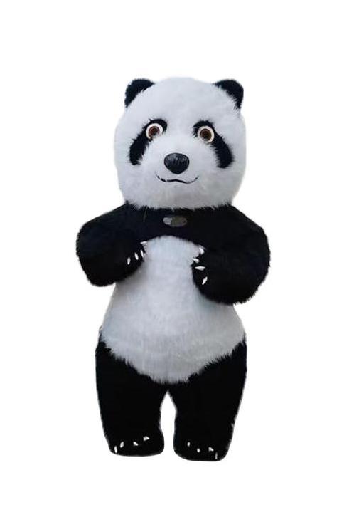 KIMU® Groot Opblaas Kostuum Panda 2.6 Meter Opblaasbaar Pak, Kleding | Heren, Carnavalskleding en Feestkleding, Kleding, Nieuw