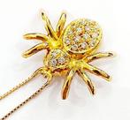 Ketting met hanger - 18 karaat Geel goud - 1.00ct. tw., Sieraden, Tassen en Uiterlijk, Antieke sieraden