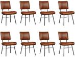 Leren Eetkamerstoelen Solid 120+ Kleuren Keukenstoel, Huis en Inrichting, Stoelen, Nieuw, Vijf, Zes of meer stoelen, Leer, Ophalen of Verzenden