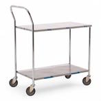 Gebruikte RVS wagens 4 zwenkwielen, Ophalen of Verzenden, Gebruikt