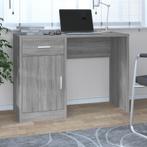 vidaXL Bureau met kast en lade 100x40x73 cm bewerkt hout, Huis en Inrichting, Bureaus, Verzenden, Nieuw