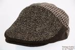 Flatcap Platte pet Hawkins 3 patronen bruin maat 58, 59, 60, Kleding | Heren, Hoeden en Petten, Ophalen of Verzenden, Nieuw, Pet