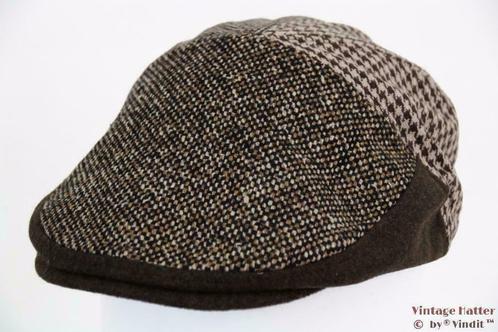 Flatcap Platte pet Hawkins 3 patronen bruin maat 58, 59, 60, Kleding | Heren, Hoeden en Petten, Pet, Nieuw, Ophalen of Verzenden