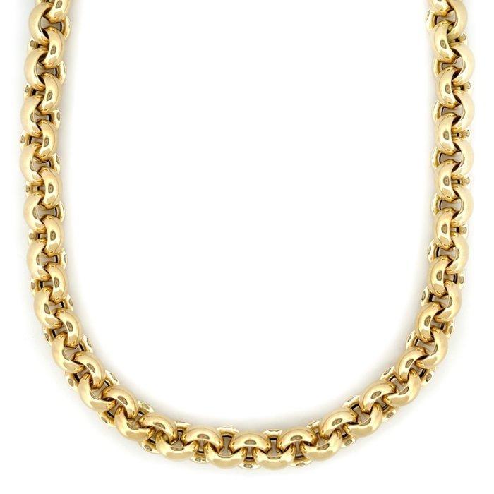 Handmade - Halsketting - 45.6 g - 18 karaat Geel goud, Sieraden, Tassen en Uiterlijk, Kettingen