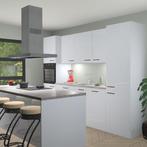 Sneeuwwitte hoogglans keuken Lima 25070, Huis en Inrichting, Keuken | Complete keukens, Verzenden, Nieuw
