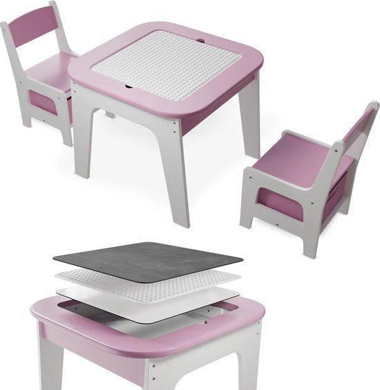2dekans | Kinderzitgroep Milou - Met 2 stoelen en 1 tafel -, Kinderen en Baby's, Kinderkamer | Overige Meubels, Zo goed als nieuw