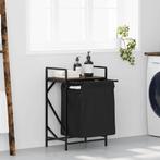 vidaXL Wasmand 1 vak met plank gerookt eikenkleurig, Tuin en Terras, Verzenden, Nieuw
