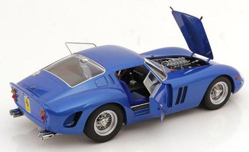 kk-scale 1:12 - Modelauto - Ferrari 250 GTO – 1962 - Blauw, Hobby en Vrije tijd, Modelauto's | 1:5 tot 1:12