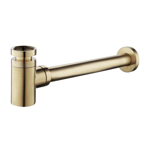 Sifon BWS Mark 5/4 laag Geborsteld Messing Goud, Doe-het-zelf en Verbouw, Sanitair, Overige typen, Nieuw, Ophalen of Verzenden