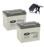 Landport (LP) 2x LPCG12-31 accus 12 volt 31 ah + IMPULS II, Ophalen of Verzenden, Nieuw