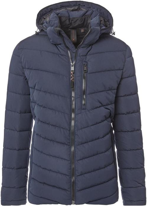 Casa Moda Jas Hooded Puffer Navy maat L Heren, Kleding | Heren, Jassen | Winter, Blauw, Nieuw, Maat 52/54 (L), Verzenden