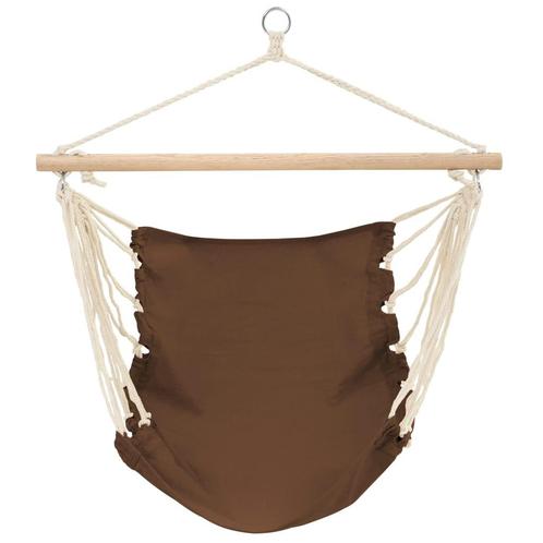 vidaXL Hangstoel opvouwbaar bruin, Tuin en Terras, Hangmatten, Nieuw, Verzenden