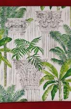 300x280cm! Origineel Art Nouveau stof met kolommen en, Antiek en Kunst