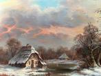 Wouter Janssen (1946) - Winter, Antiek en Kunst, Kunst | Schilderijen | Klassiek
