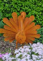 Beeldje - Rusty Peacock - IJzer, Metaal