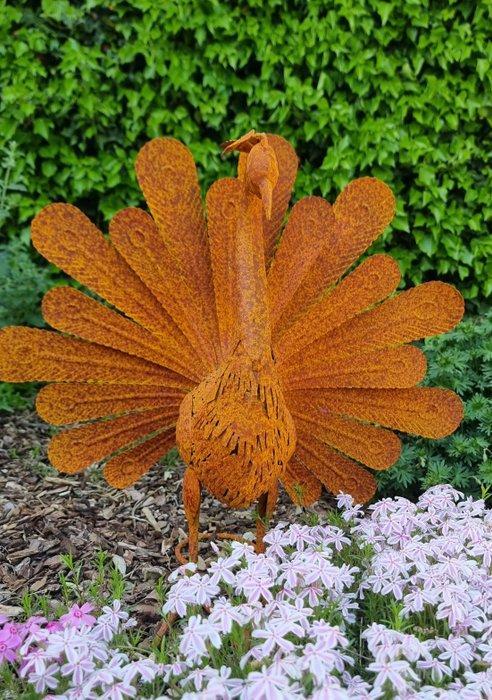Beeldje - Rusty Peacock - IJzer, Metaal, Antiek en Kunst, Curiosa en Brocante