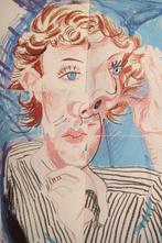 David Hockney - Affiche originale dexposition - Images et