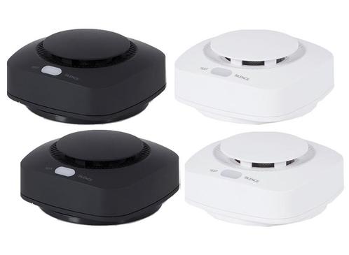 Brainz Rookmelders - 2 stuks (zwart of wit), Doe-het-zelf en Verbouw, Alarmsystemen, Nieuw, Verzenden