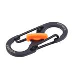 Paracord - Dubbel - mini haak / karabijn - Zwart, Ophalen of Verzenden, Nieuw