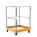 Gebruikte Glas/platencontainer platenwagen 1 lange zijde, Ophalen of Verzenden