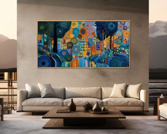 Felix van Horst - Vibrant Veil (XXL), Antiek en Kunst, Kunst | Designobjecten