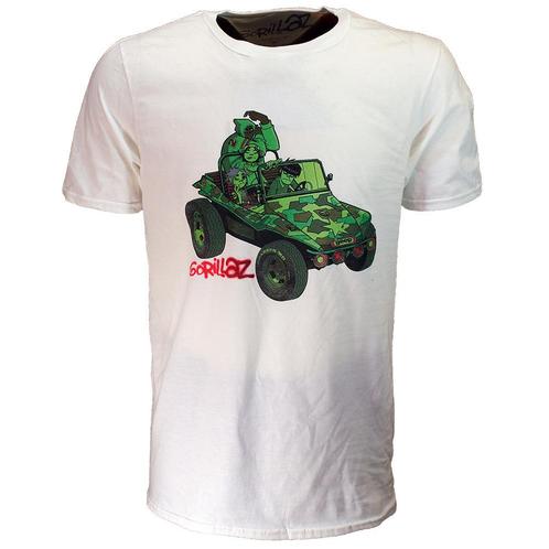 Gorillaz Green Jeep T-Shirt - Officiële Merchandise, Kleding | Heren, T-shirts, Verzenden