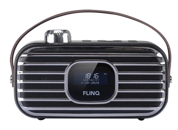FlinQ DAB+ Radio - Draadloze Speaker - 80 stations - DAB+, Audio, Tv en Foto, Luidsprekers, Nieuw, Verzenden