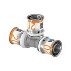 Uponor S-Press Plus perskoppeling Ø20x20x20 T-stuk, Doe-het-zelf en Verbouw, Verzenden, Nieuw