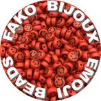 Fako Bijoux® - Emoji / Smiley Kralen - Acryl - 7mm -, Hobby en Vrije tijd, Kralen en Sieraden maken, Verzenden, Nieuw