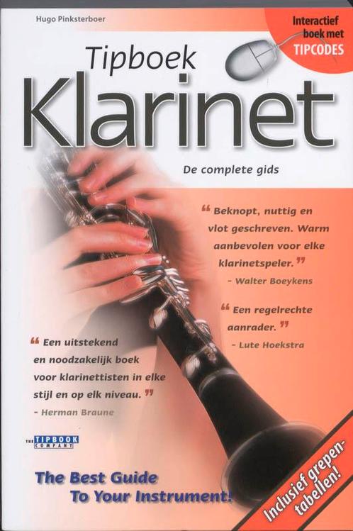 Tipboek-serie Tipboek klarinet / Tipboek-serie 9789087670160, Boeken, Muziek, Zo goed als nieuw, Verzenden