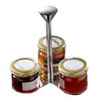 GGM Gastro | (4 stuks) Jam etagere / Buffethouder - Chroom -, Verzenden, Nieuw in verpakking