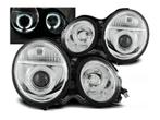 Angel Eyes koplampen Chrome geschikt voor Mercedes W210, Verzenden, Nieuw, Mercedes-Benz