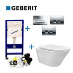 Geberit UP100 Toiletset set16 Wiesbaden Vesta Rimless, Doe-het-zelf en Verbouw, Sanitair, Ophalen of Verzenden, Nieuw, Overige typen