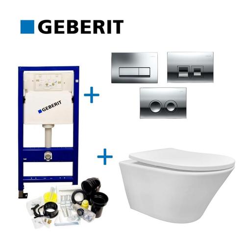 Geberit UP100 Toiletset set16 Wiesbaden Vesta Rimless, Doe-het-zelf en Verbouw, Sanitair, Overige typen, Nieuw, Ophalen of Verzenden
