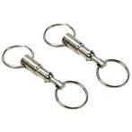 Benson Opsplitsbare metalen sleutelhanger - set van 2 - d..., Ophalen of Verzenden, Nieuw