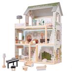 Zeer luxe grote houten poppenhuis/ speelhuis met meubels in, Kinderen en Baby's, Nieuw, Ophalen of Verzenden