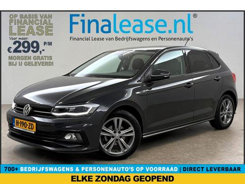 Volkswagen Polo 1.0 TSI R-Line LED Virtual Clima PDC €299pm, Auto's, Volkswagen, Lease, Automaat, Overige carrosserieën, Benzine