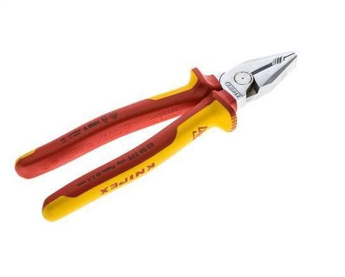 Knipex Krachtcombinatietang 225mm VDE-Getest Tot 1000V, Doe-het-zelf en Verbouw, Gereedschap | Handgereedschap, Nieuw, Verzenden