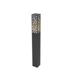 Modern buiten paaltje zwart 90 cm IP44 - Nicole, Nieuw, Minder dan 50 watt