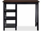 vidaXL - 3-delige - Barset - MDF - zwart, Huis en Inrichting, Tafels | Eettafels, Verzenden, Nieuw