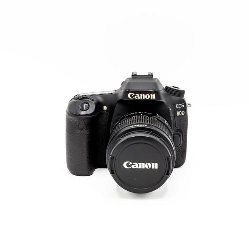 Canon EOS 80D + 18-55mm f/3.5-5.6 (47.725)(occ_5913), Audio, Tv en Foto, Fotocamera's Digitaal, Gebruikt, Ophalen of Verzenden