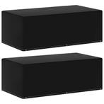 vidaXL Tuinmeubel-/barbecuehoezen 2 st met 6 oogjes, Tuin en Terras, Tuinmeubel-accessoires, Verzenden, Nieuw