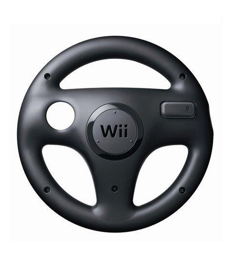 Nintendo Wii Stuurtje - Black, Spelcomputers en Games, Spelcomputers | Nintendo Wii, Zo goed als nieuw, Ophalen of Verzenden